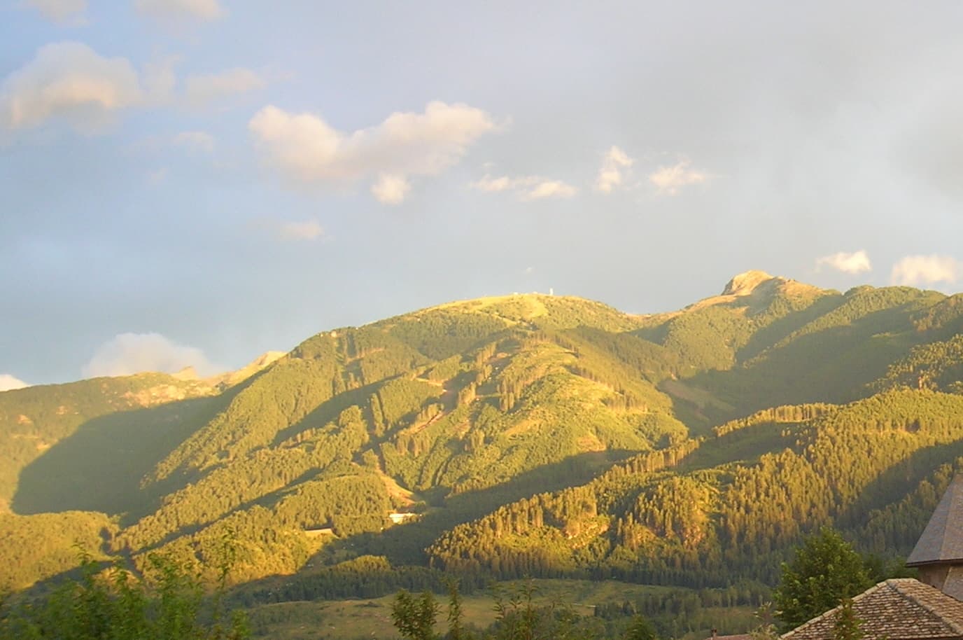 Panorama dall Alpe Cermis sopra Cavalese